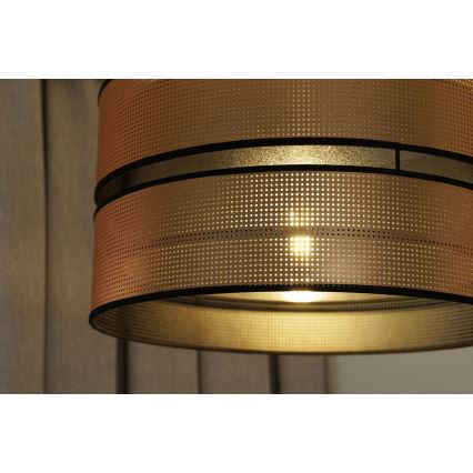Duolla - Hängeleuchte COPPER SHINY 1xE27/15W/230V d 40 cm kupfern/schwarz