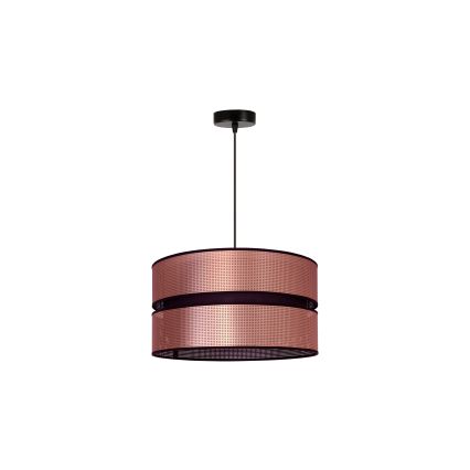 Duolla - Hängeleuchte COPPER SHINY 1xE27/15W/230V d 40 cm kupfern/schwarz