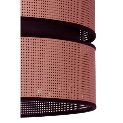 Duolla - Hängeleuchte COPPER SHINY 1xE27/15W/230V d 40 cm kupfern/schwarz