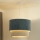 Duolla - Hängeleuchte CORDUROY 1xE27/15W/230V d 40 cm blau/beige