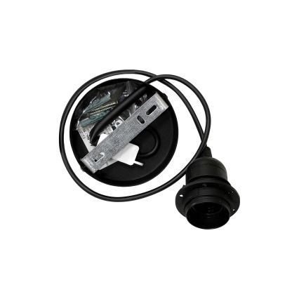 Duolla - Hängeleuchte DOUBLE 1xE27/15W/230V d 40 cm braun/grau