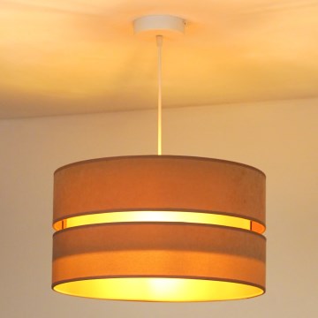 Duolla - Hängeleuchte DUO 1xE27/15W/230V d 40 cm beige