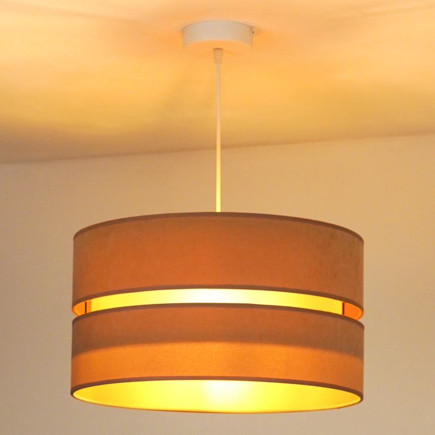 Duolla - Hängeleuchte DUO 1xE27/15W/230V d 40 cm beige