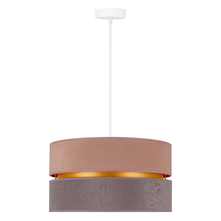 Duolla - Hängeleuchte DUO 1xE27/15W/230V d 40 cm beige und grau