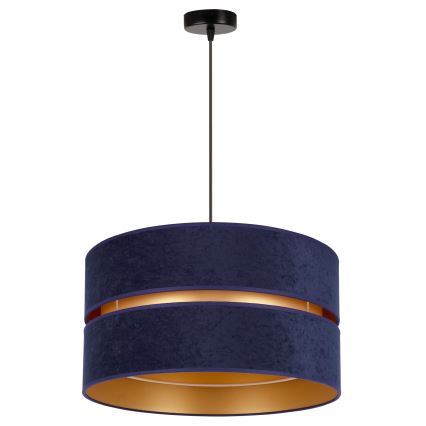 Duolla - Hängeleuchte DUO 1xE27/15W/230V d 40 cm blau/golden