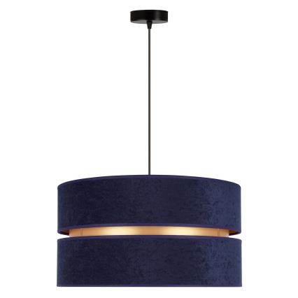 Duolla - Hängeleuchte DUO 1xE27/15W/230V d 40 cm blau/golden