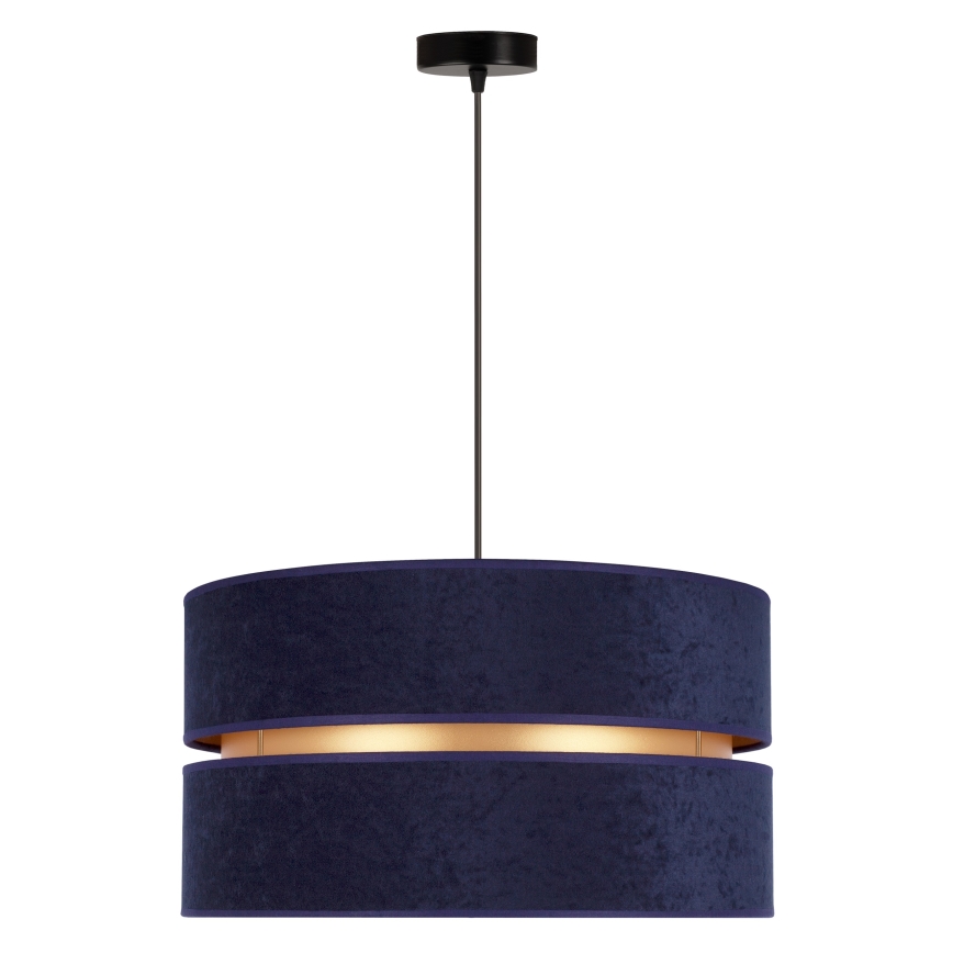Duolla - Hängeleuchte DUO 1xE27/15W/230V d 40 cm blau/golden