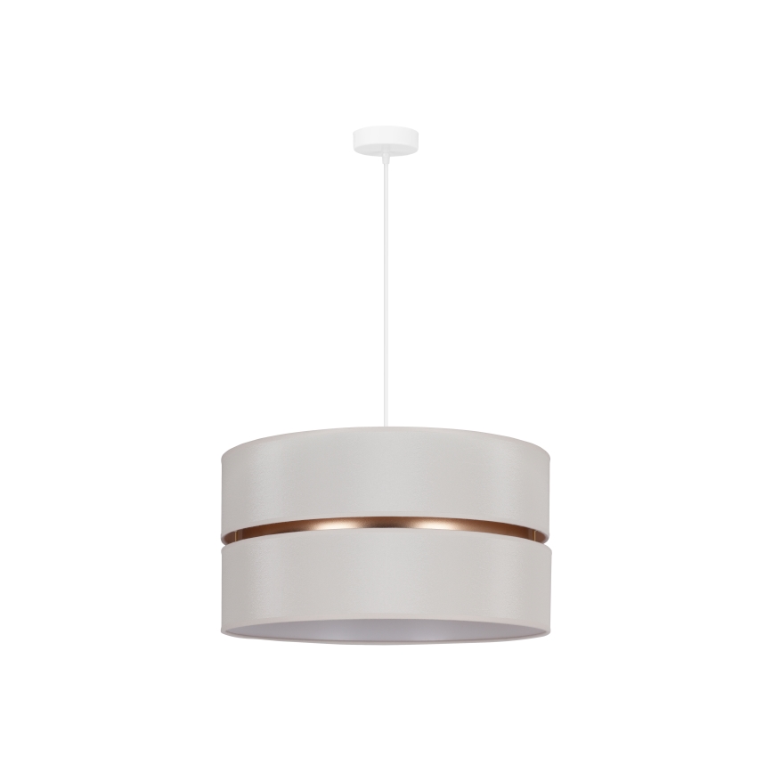Duolla - Hängeleuchte DUO 1xE27/15W/230V d 40 cm cremefarben/golden