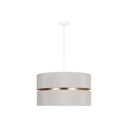 Duolla - Hängeleuchte DUO 1xE27/15W/230V d 40 cm cremefarben/golden