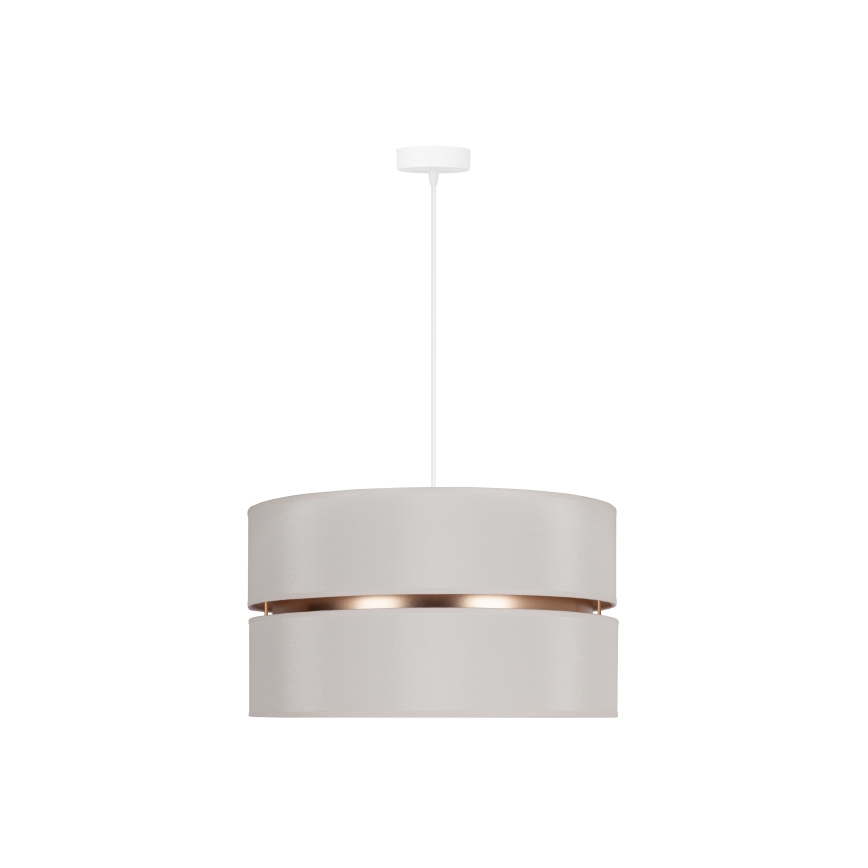 Duolla - Hängeleuchte DUO 1xE27/15W/230V d 40 cm cremefarben/golden