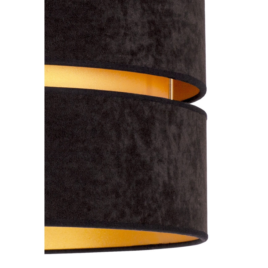 Duolla - Hängeleuchte DUO 1xE27/15W/230V d 40 cm schwarz/golden
