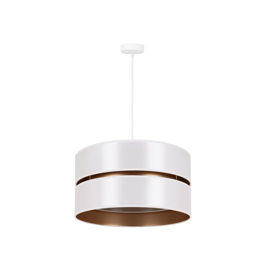 Duolla - Hängeleuchte DUO 1xE27/15W/230V d 40 cm weiß/golden