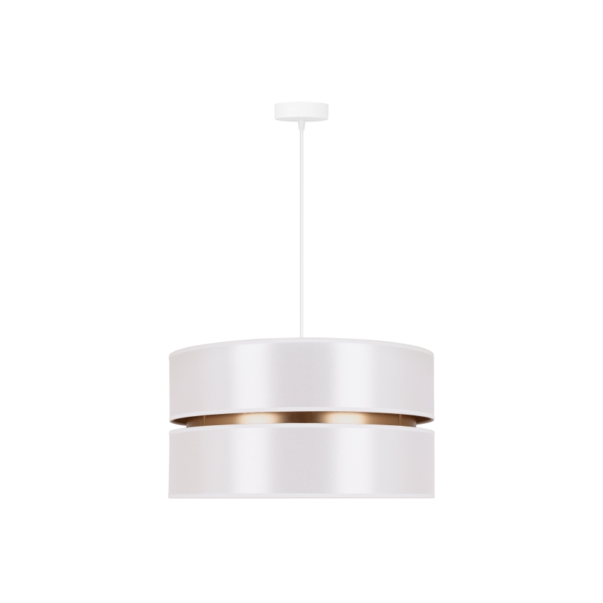 Duolla - Hängeleuchte DUO 1xE27/15W/230V d 40 cm weiß/golden
