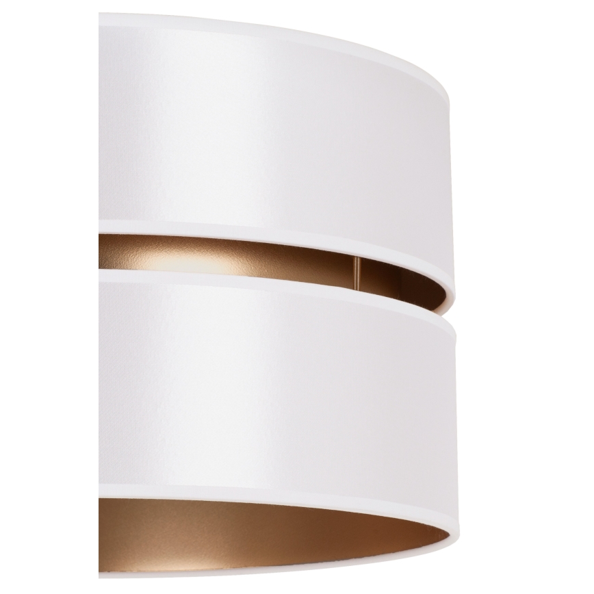 Duolla - Hängeleuchte DUO 1xE27/15W/230V d 40 cm weiß/golden