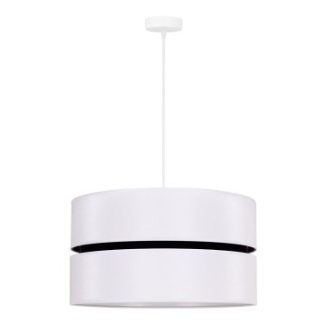 Duolla - Hängeleuchte DUO 1xE27/15W/230V d 40 cm weiß/schwarz