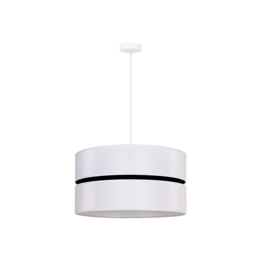 Duolla - Hängeleuchte DUO 1xE27/15W/230V d 40 cm weiß/schwarz