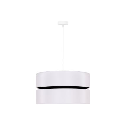 Duolla - Hängeleuchte DUO 1xE27/15W/230V d 40 cm weiß/schwarz