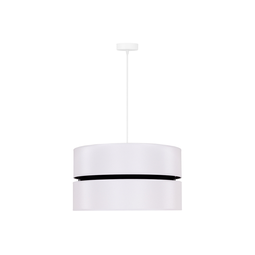 Duolla - Hängeleuchte DUO 1xE27/15W/230V d 40 cm weiß/schwarz