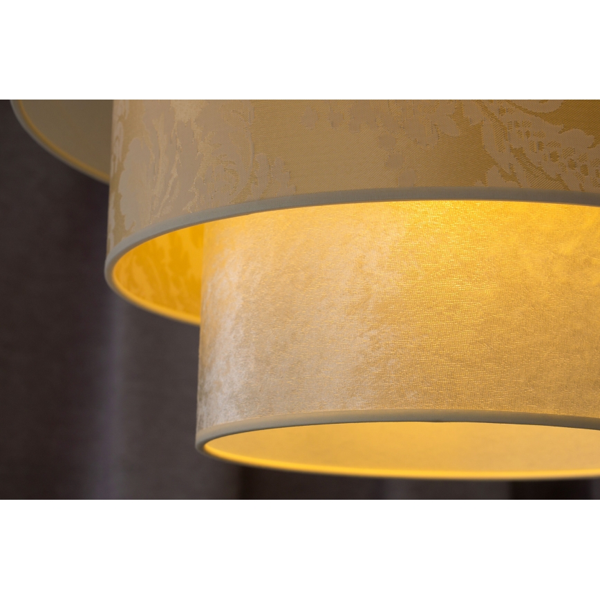 Duolla - Hängeleuchte LUNETA 1xE27/40W/230V d 45 cm cremefarben