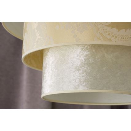 Duolla - Hängeleuchte LUNETA 1xE27/40W/230V d 45 cm cremefarben