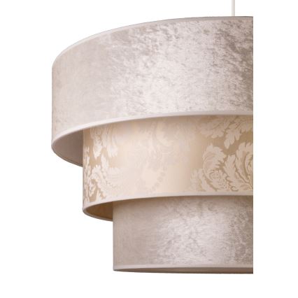 Duolla - Hängeleuchte LUNETA 1xE27/40W/230V d 45 cm cremefarben