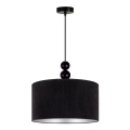 Duolla - Hängeleuchte LYON 1xE27/15W/230V d 40 cm schwarz