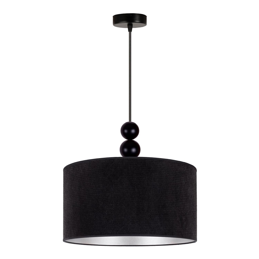 Duolla - Hängeleuchte LYON 1xE27/15W/230V d 40 cm schwarz