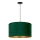 Duolla - Hängeleuchte ROLLER 1xE27/15W/230V d 40 cm dunkelgrün/golden