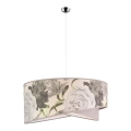 Duolla - Hängeleuchte ROYAL 1xE27/40W/230V d 50 cm grau