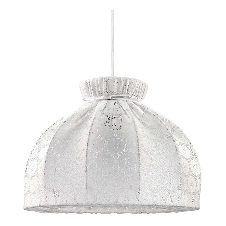 Duolla - Hängeleuchte SYMPHONY 1xE27/40W/230V d 38 cm weiß