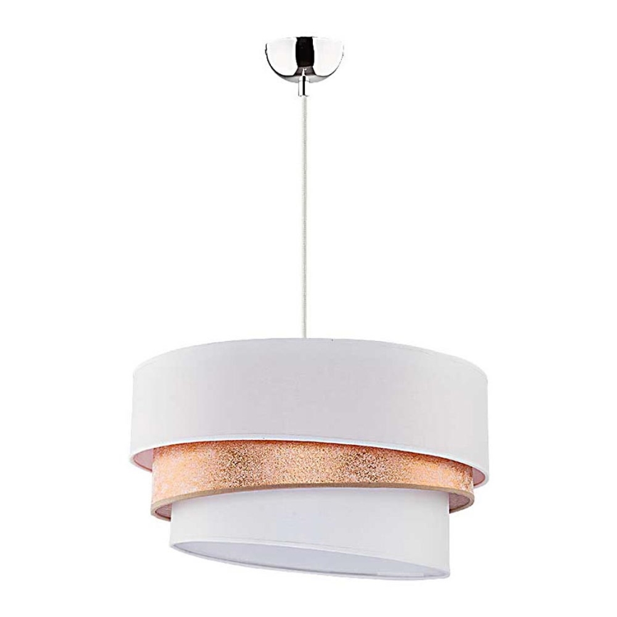 Duolla - Hängeleuchte TRIO 1xE27/40W/230V d 45 cm golden/weiß