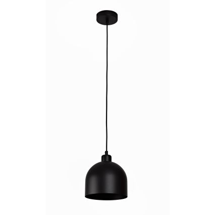 Duolla - Lampada a sospensione con cavo IRONLINE 1xE27/15W/230V Ø 17 cm nero