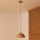 Duolla - Lampada a sospensione con cavo IRONLINE 1xE27/15W/230V Ø 27 cm beige/rame