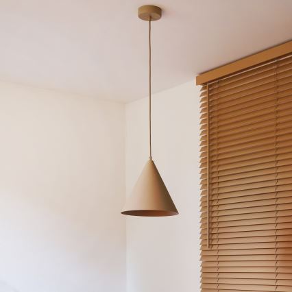 Duolla - Lampada a sospensione con cavo IRONLINE 1xG9/3W/230V Ø 25 cm beige