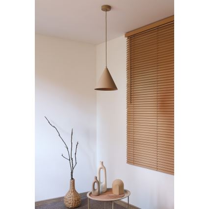Duolla - Lampada a sospensione con cavo IRONLINE 1xG9/3W/230V Ø 25 cm beige