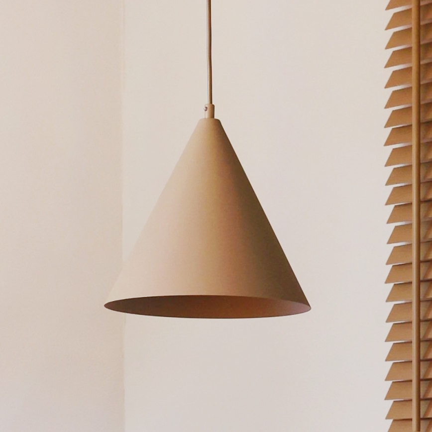 Duolla - Lampada a sospensione con cavo IRONLINE 1xG9/3W/230V Ø 25 cm beige