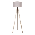 Duolla - Lampada con piedistallo 1xE27/60W/230V diametro 44 cm beige