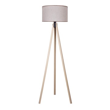 Duolla - Lampada con piedistallo 1xE27/60W/230V diametro 44 cm beige