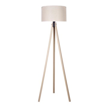 Duolla - Lampada con piedistallo 1xE27/60W/230V diametro 44 cm color crema/beige
