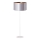 Duolla - Lampada con piedistallo CANNES 1xE27/15W/230V diametro 45 cm argento/rame/bianco
