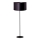 Duolla - Lampada con piedistallo CANNES 1xE27/15W/230V diametro 45 cm nero/argento