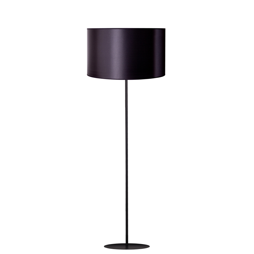 Duolla - Lampada con piedistallo CANNES 1xE27/15W/230V diametro 45 cm nero/argento