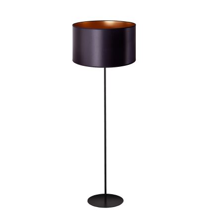 Duolla - Lampada con piedistallo CANNES 1xE27/15W/230V diametro 45 cm nero/rame