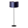 Duolla - Lampada con piedistallo CANNES 1xE27/15W/230V diametro 45 cm viola/argento/nero