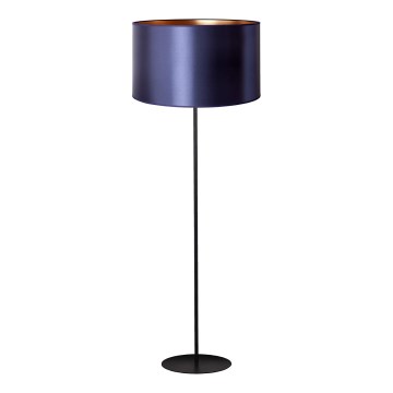 Duolla - Lampada con piedistallo CANNES 1xE27/15W/230V diametro 45 cm viola/rame/nero