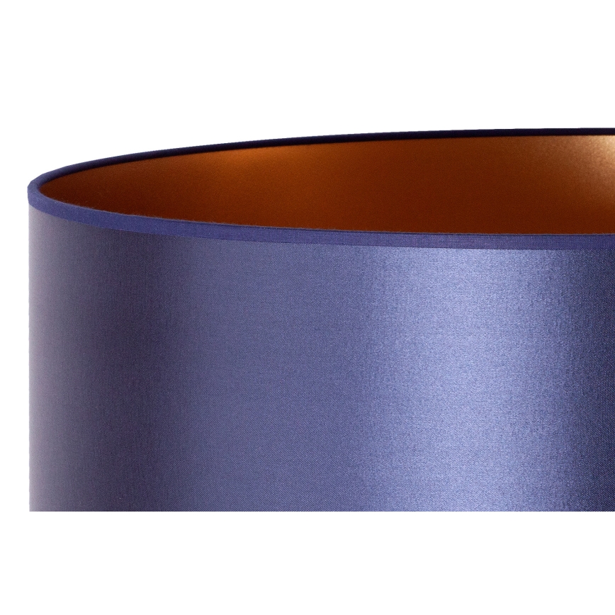 Duolla - Lampada con piedistallo CANNES 1xE27/15W/230V diametro 45 cm viola/rame/nero