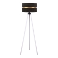 Duolla - Lampada con piedistallo DUO 1xE27/60W/230V diametro 44 cm nero/bianco