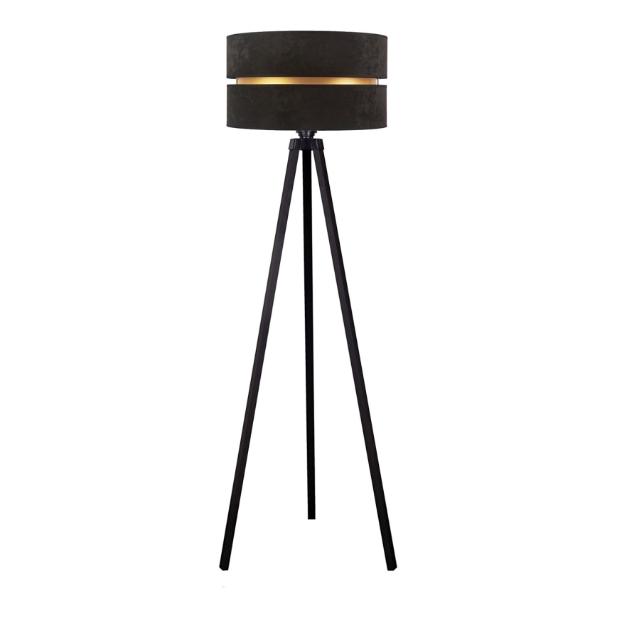 Duolla - Lampada con piedistallo DUO 1xE27/60W/230V diametro 44 cm nero/wenge