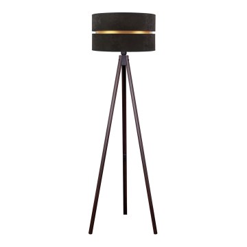 Duolla - Lampada con piedistallo DUO 1xE27/60W/230V diametro 44 cm nero/wenge
