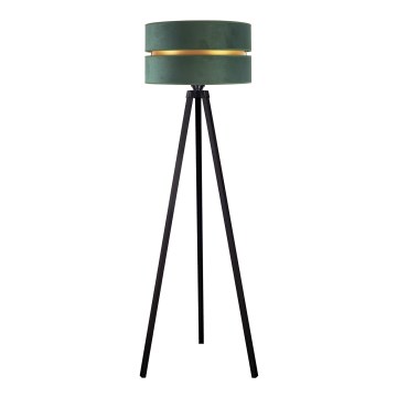 Duolla - Lampada con piedistallo DUO 1xE27/60W/230V diametro 44 cm verde/wenge